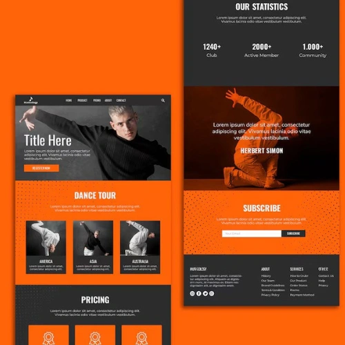 static website design